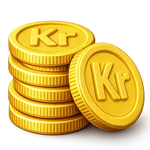 Christina with coins